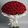 Букет 101 Красная роза Блэк Мэджик в Кокоревке