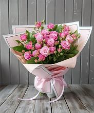 Букет Розовый кустик #REPLACE_PRED# Кокоревке