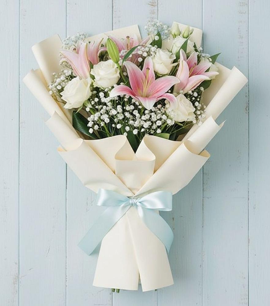 Букет цветов из: Лилии в Кокоревке