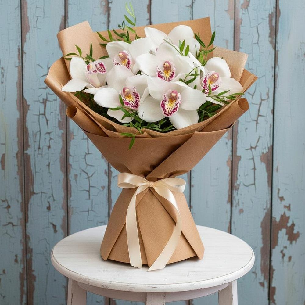 Букет цветов из: Орхидеи и Розы в Кокоревке