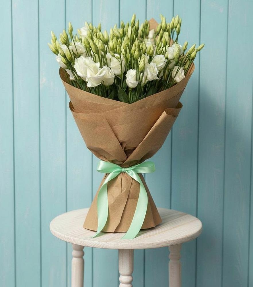 Букет цветов из: Лизиантусы в Кокоревке