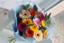 Букет цветов из:  Герберы #REPLACE_PRED# Кокоревке