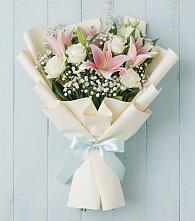 Букет цветов из:  Лилии #REPLACE_PRED# Кокоревке