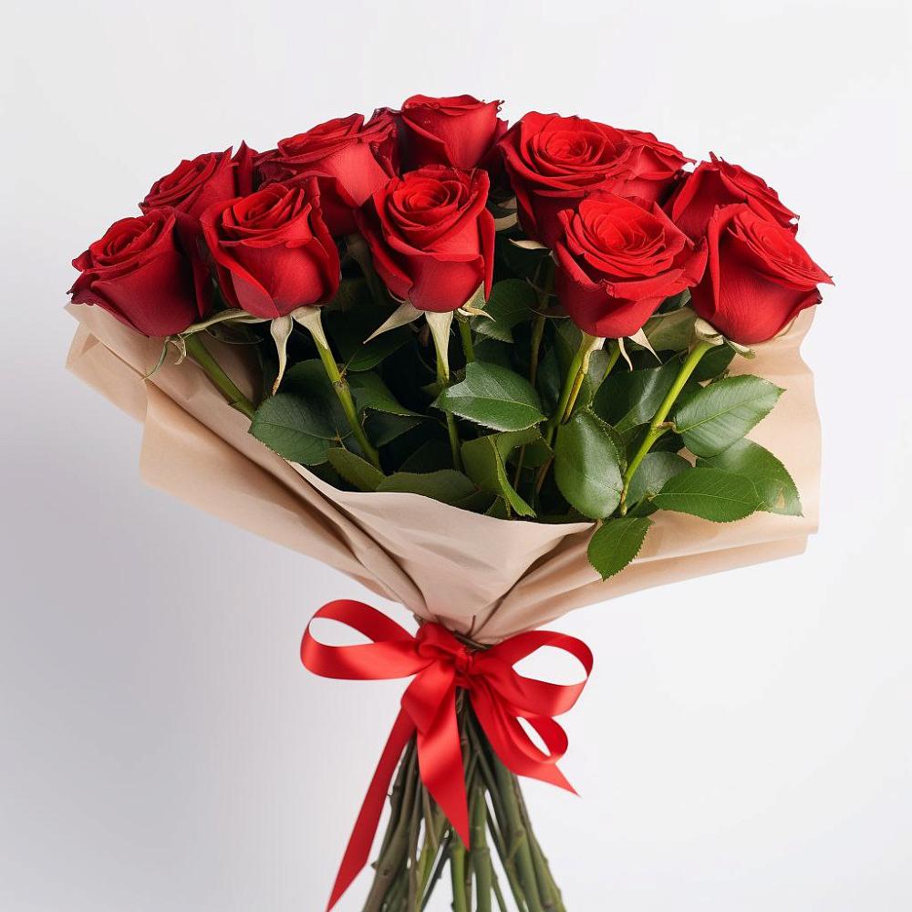 Букет 11 Красных роз Эдлесс Лав в Кокоревке