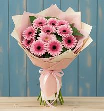 Букет цветов из:  Герберы #REPLACE_PRED# Кокоревке